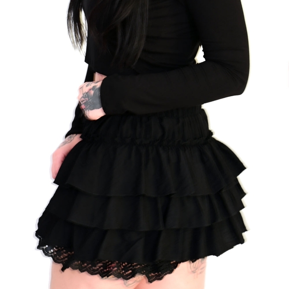 Black Ruffle Bloomers - Picture 2 of 6